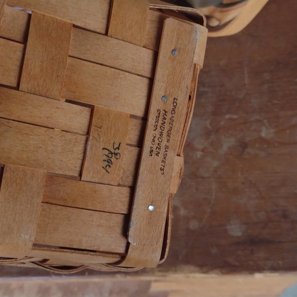 Set of Four Longaberger Woven Baskets
